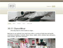Tablet Screenshot of 3011dancewear.com